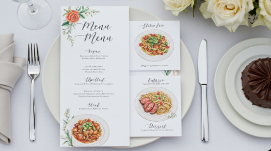 menus mariage